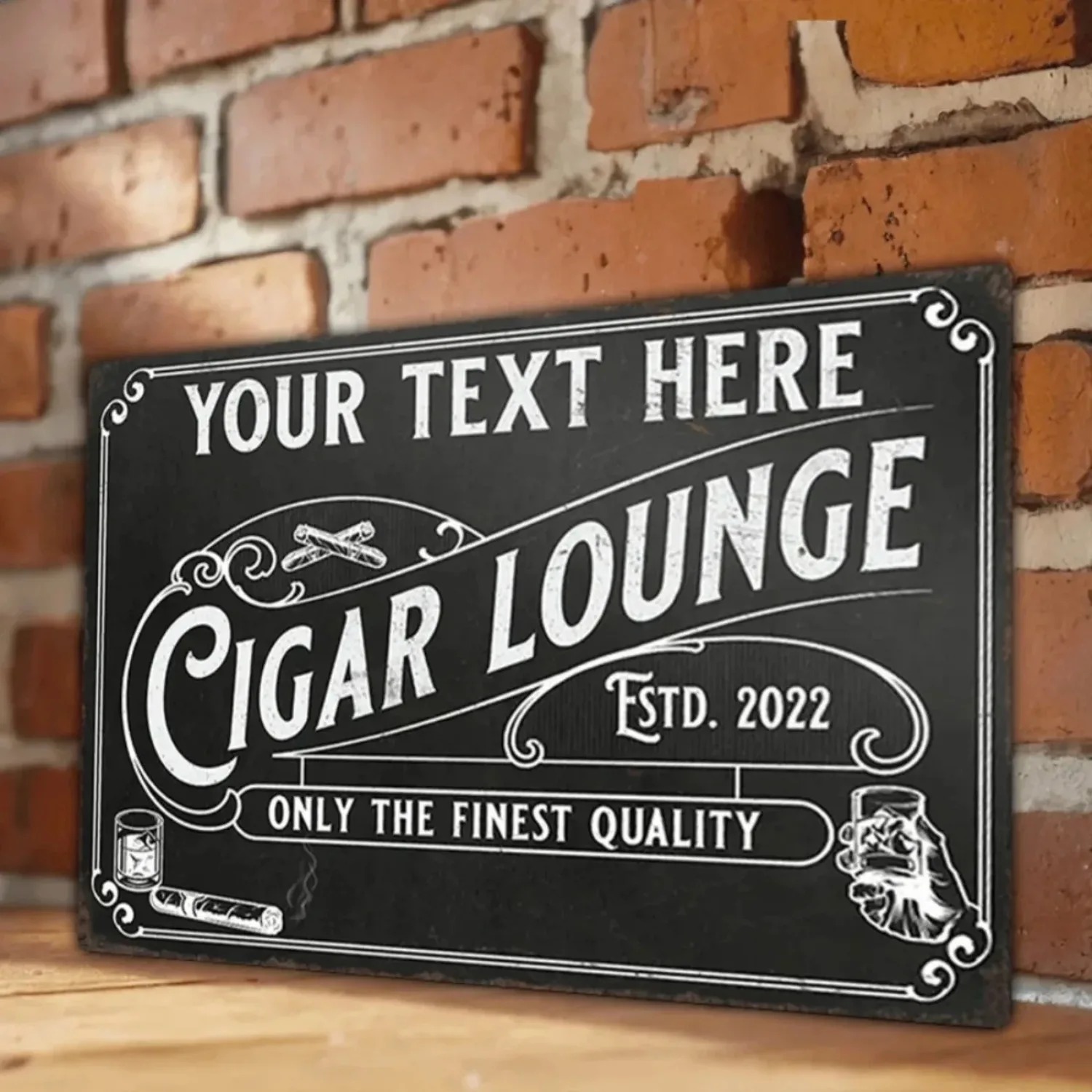 CIFbuy Customizable Cigar Alum - Home Bar Lounge ulasan dan harga